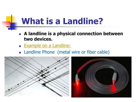 what does landline mean in the military|Communication and Surveillance .